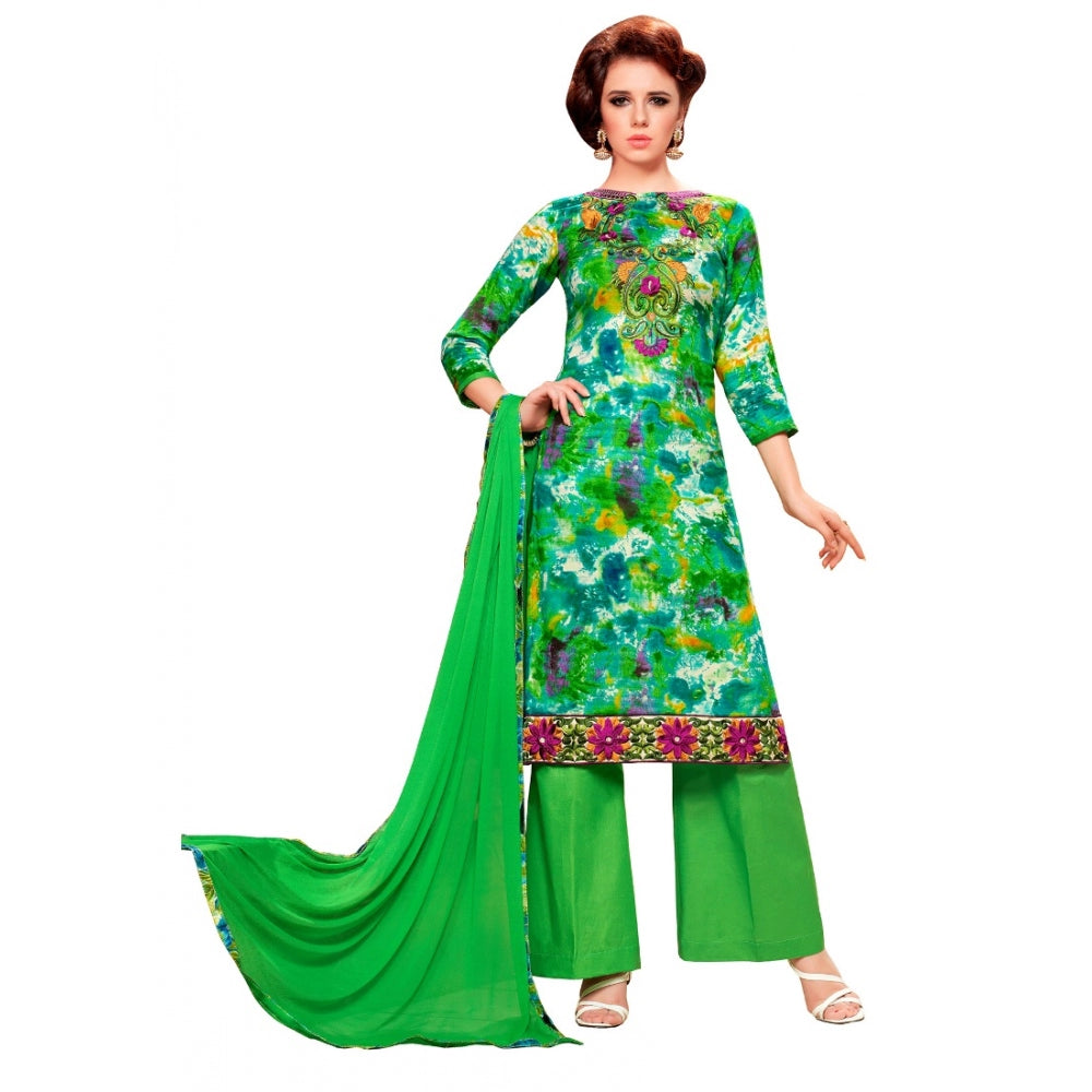 Women's Glaze Cotton Unstitched Salwar Suit-Material · 9002