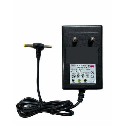5V 1A Power Adapter — Black · P176