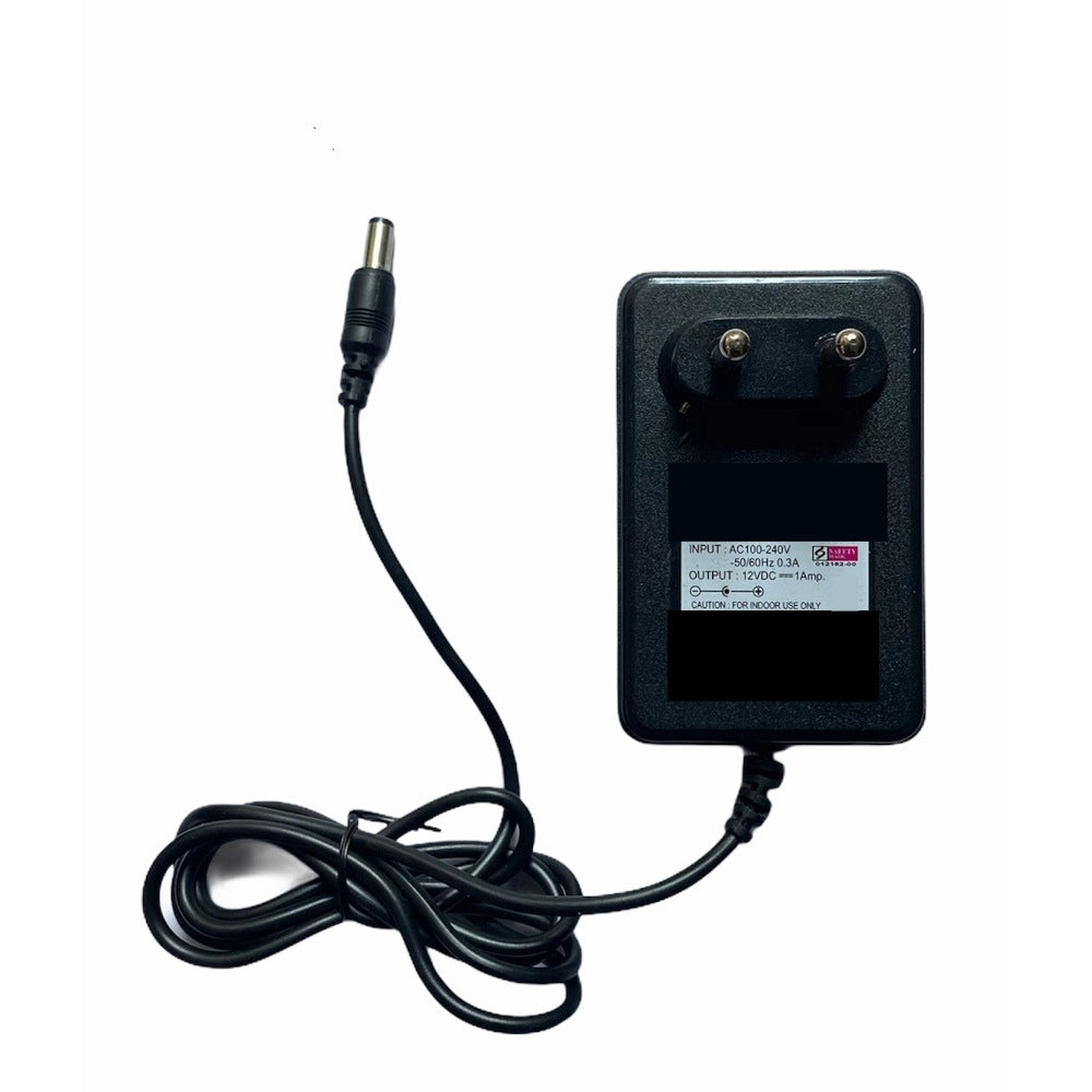 12V 1A Power Adapter — Black · YP60