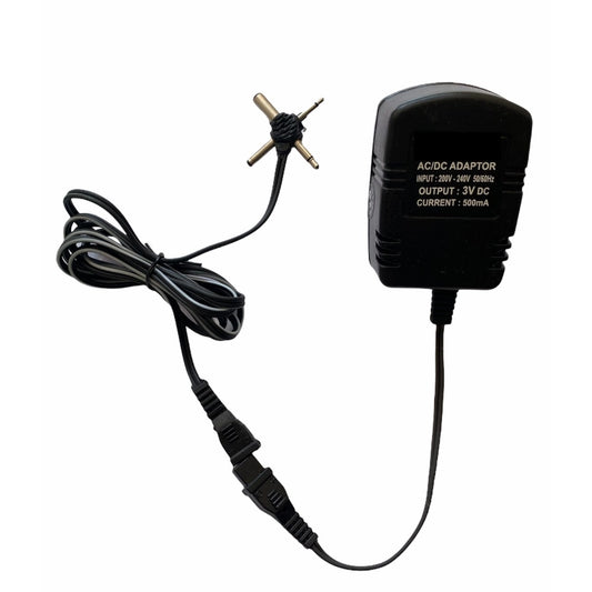 3V 500Ma Power Adapter — Black