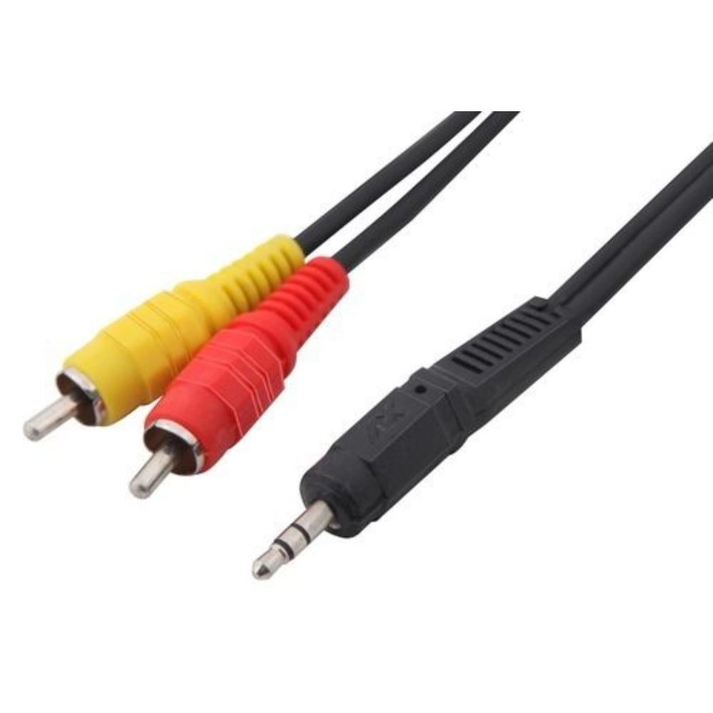 3.5Mm Stereo Audio Male To 2Rca Male Ep To — Black · P157