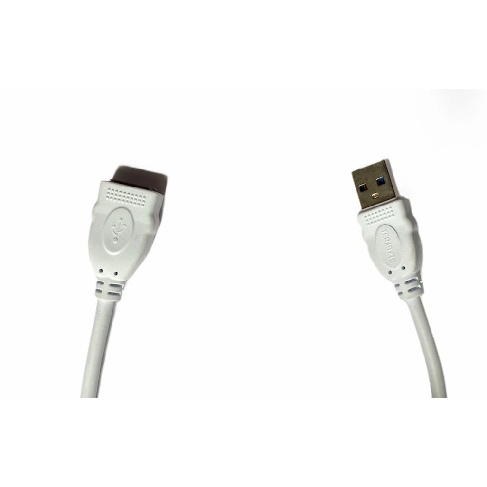 USB Male To Female Extension Cable 1.5 Yards Supports — White