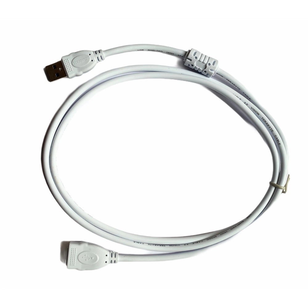 USB Male To Female Extension Cable 1.5 Yards Supports — White