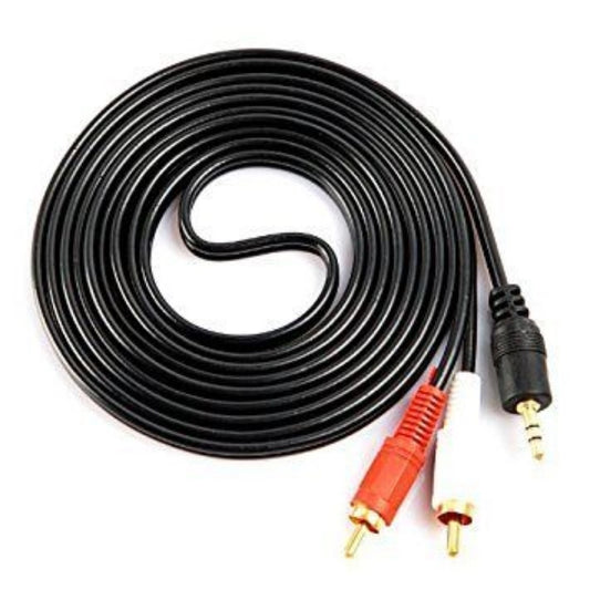 3.5Mm Stereo Audio Male To 2Rca Male Ep To — Black · P157