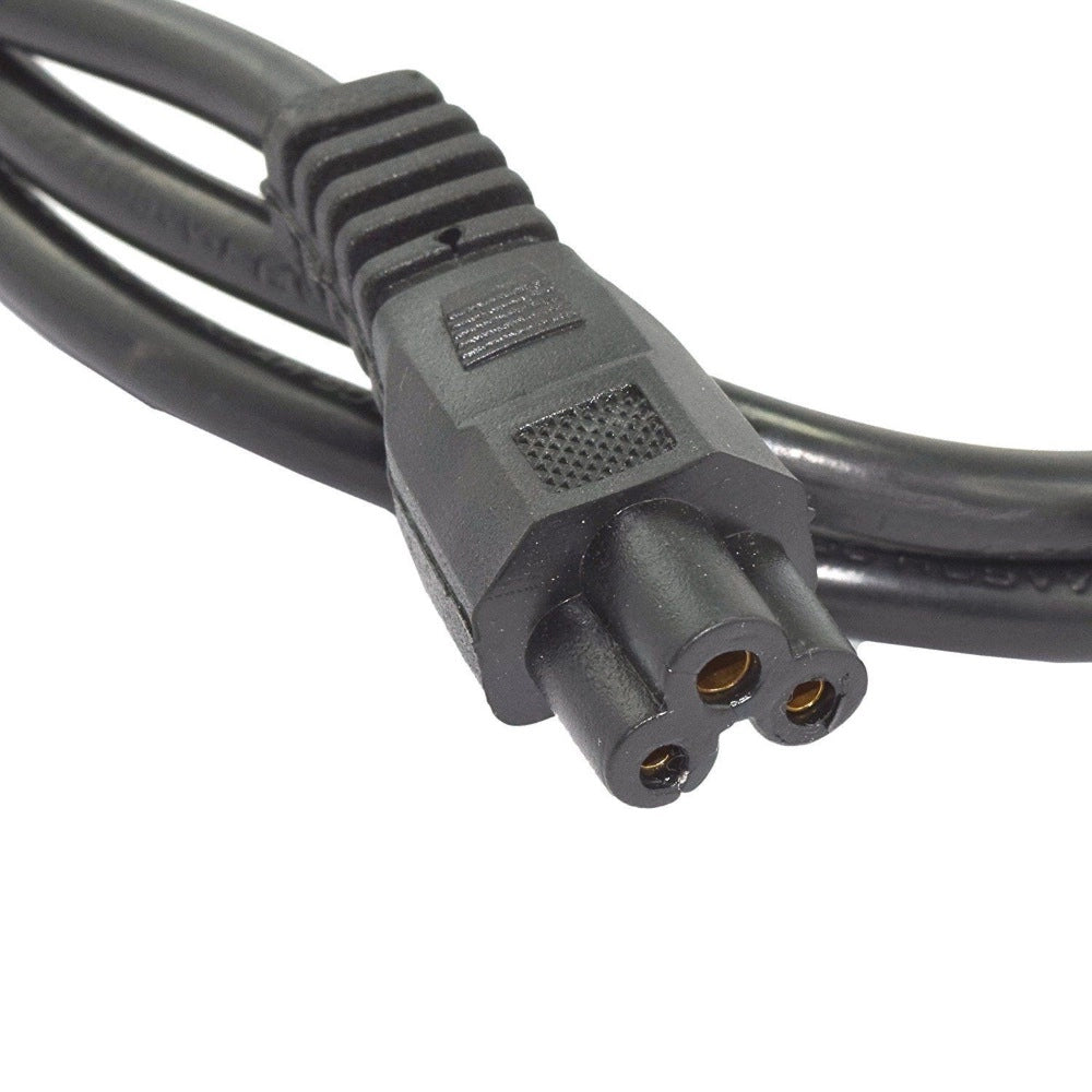 Supreme Quality 1.2 Meter 3Pin Power Cord For Laptop — Black