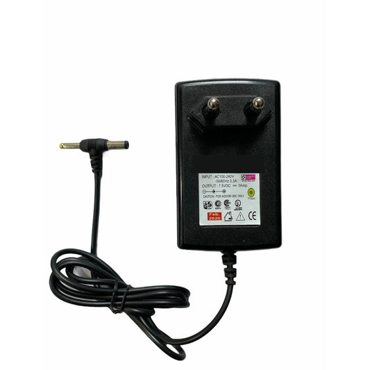 7.5V 1A Power Adapter — Black
