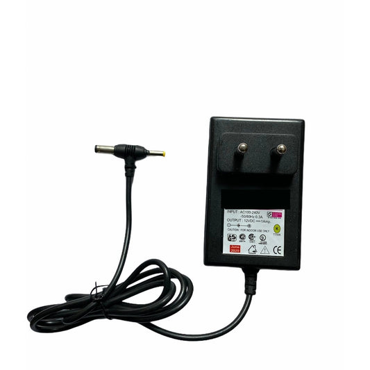 12V 1A Power Adapter — Black · P183