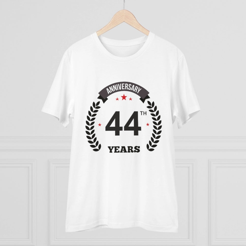 Men's PC Cotton 44th Anniversary Printed T-Shirt