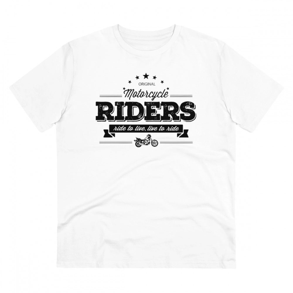 Men's PC Cotton Bike Ride Design Printed T-Shirt · 83_L