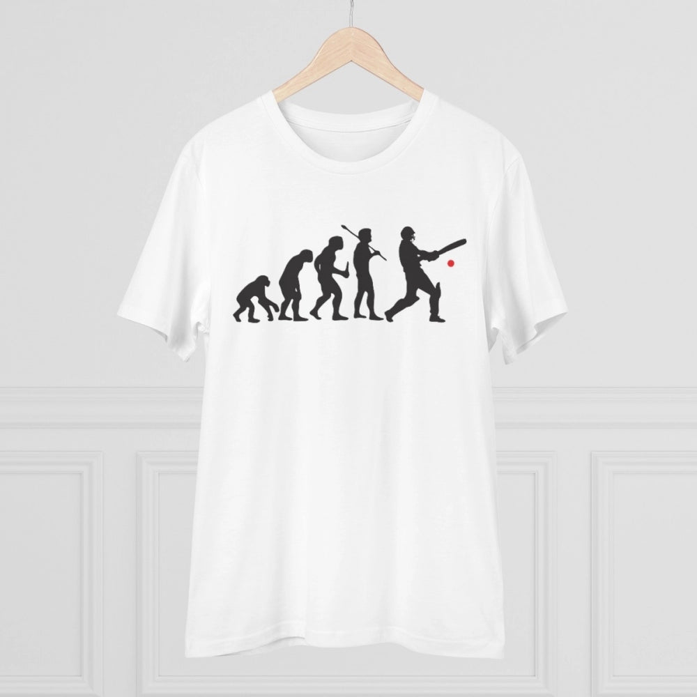 Men's PC Cotton Cricket Design Printed T-Shirt · 97_L
