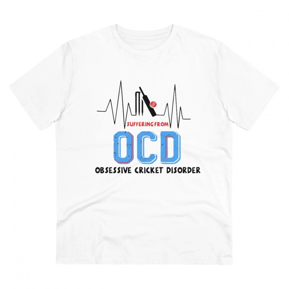 Men's PC Cotton Cricket Design Printed T-Shirt · 06_L