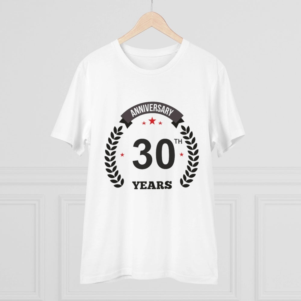 Men's PC Cotton 30th Anniversary Printed T-Shirt