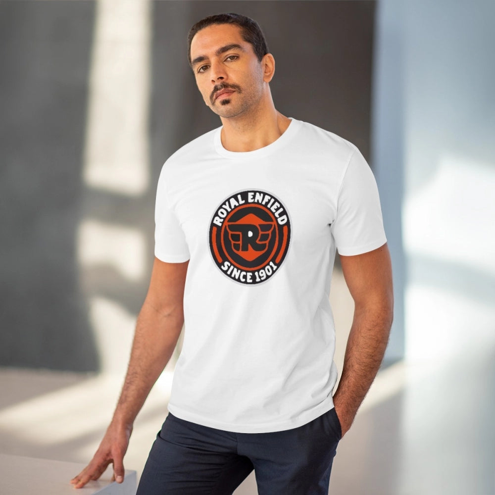 Men's PC Cotton Bike Ride Design Printed T-Shirt · 78_L