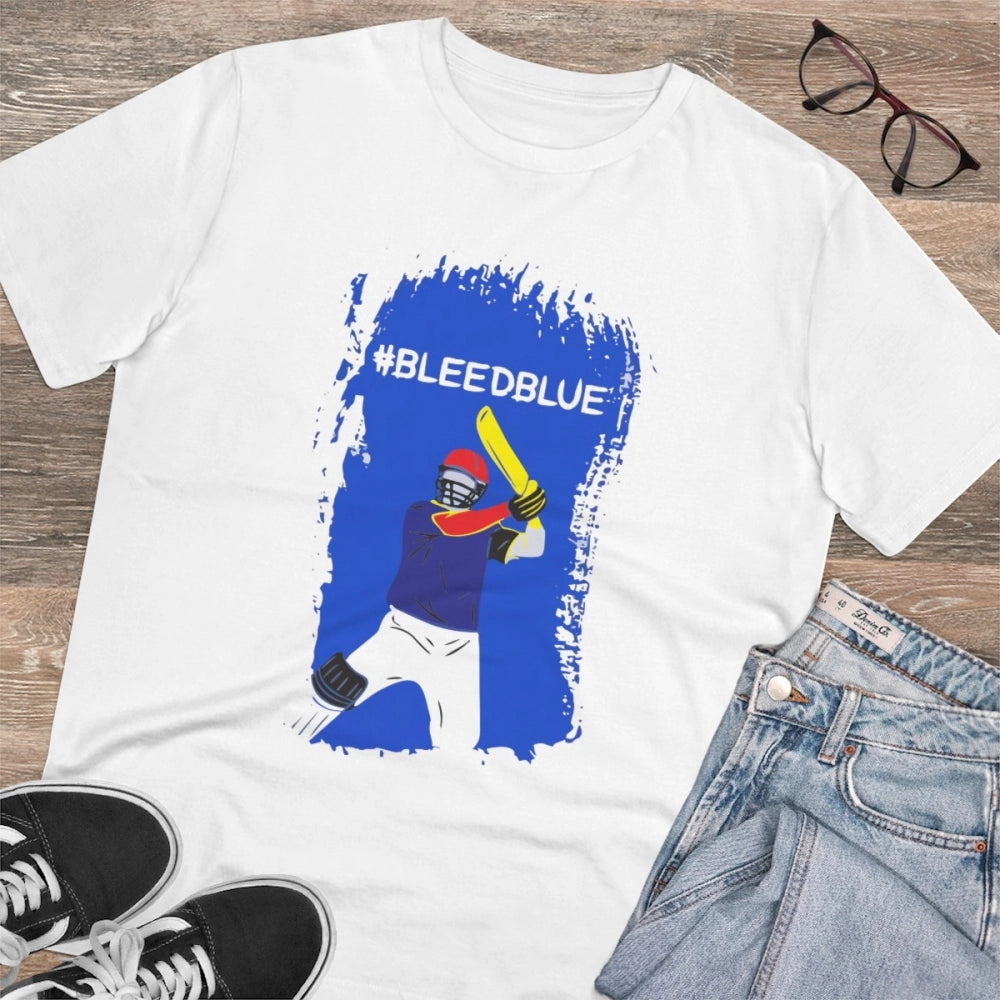 Men's PC Cotton Cricket Design Printed T-Shirt · 96_L