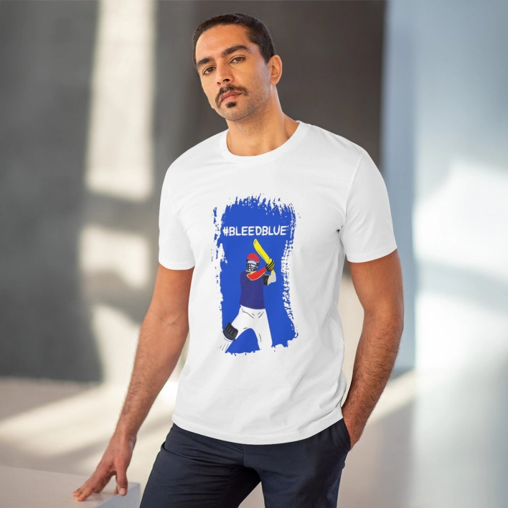 Men's PC Cotton Cricket Design Printed T-Shirt · 96_L