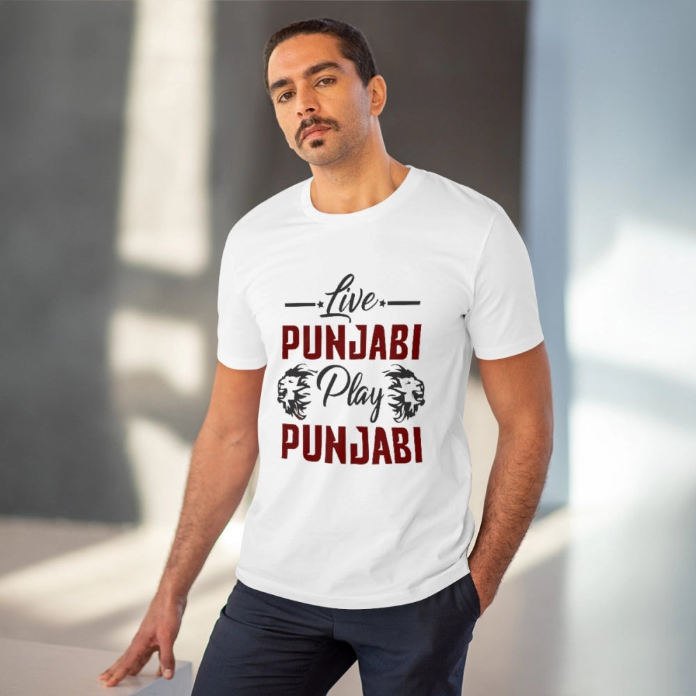 Men's PC Cotton Cricket Design Printed T-Shirt · 03_L