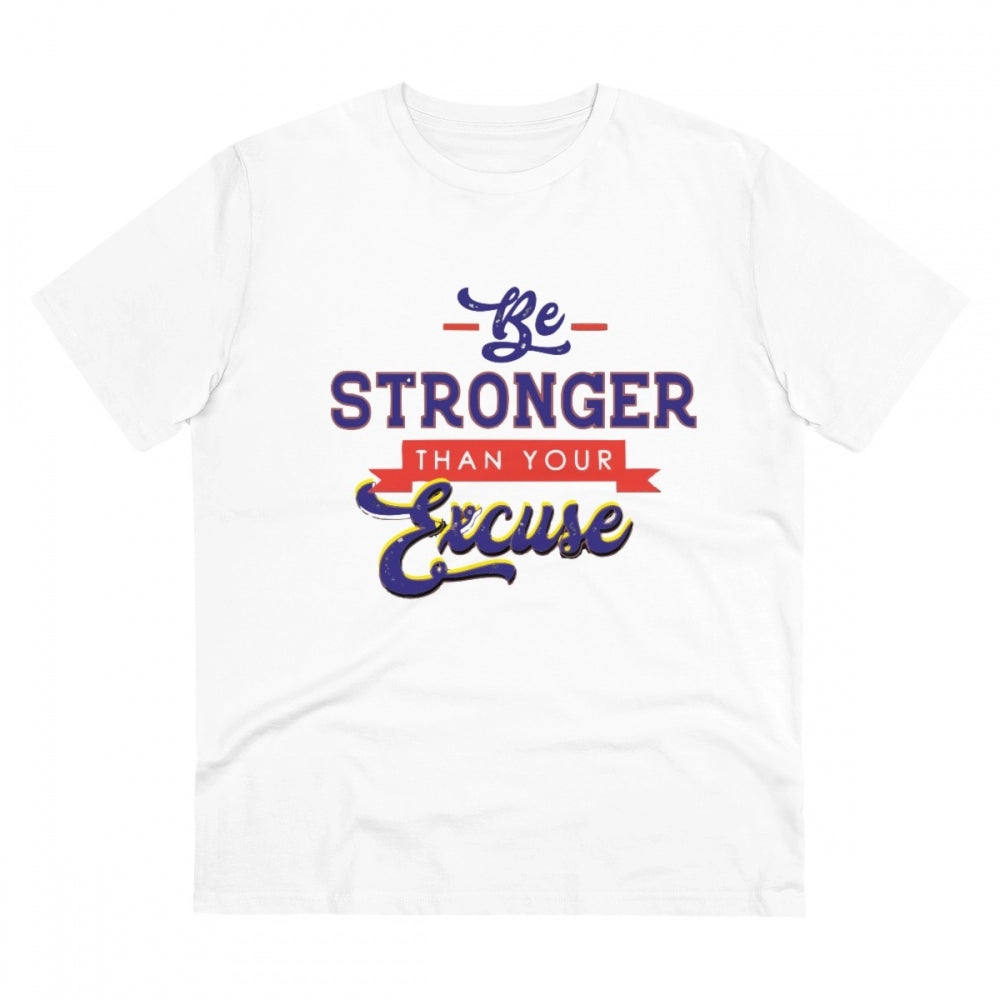 Men's PC Cotton Be Stronger Than Your Excuse Desing · 19_L