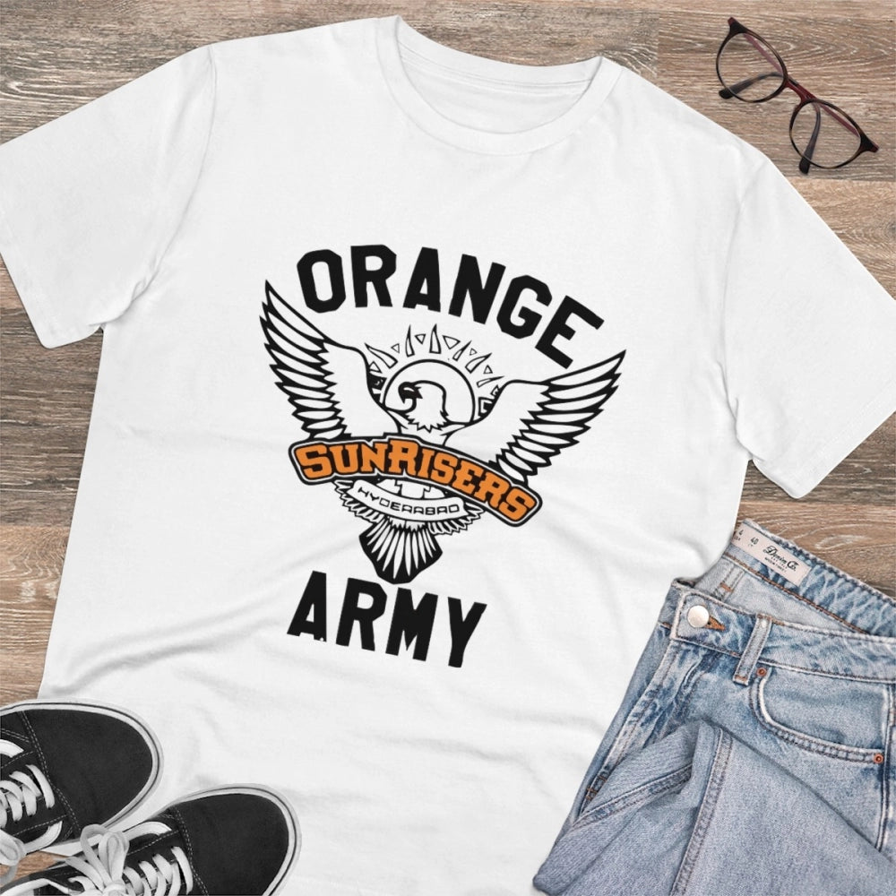 Men's PC Cotton Cricket Design Printed T-Shirt · 10_L
