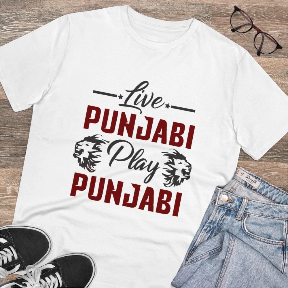 Men's PC Cotton Cricket Design Printed T-Shirt · 03_L