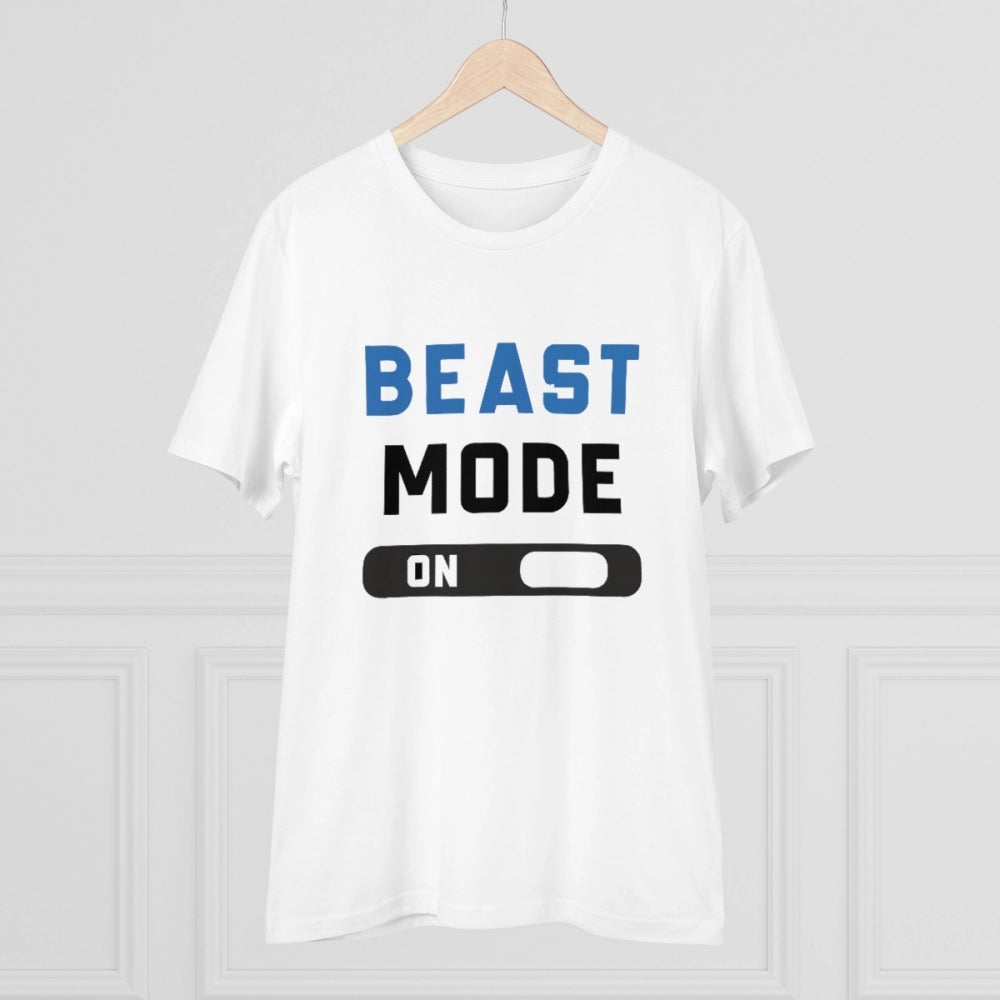 Men's PC Cotton Beast Mode On Printed T-Shirt
