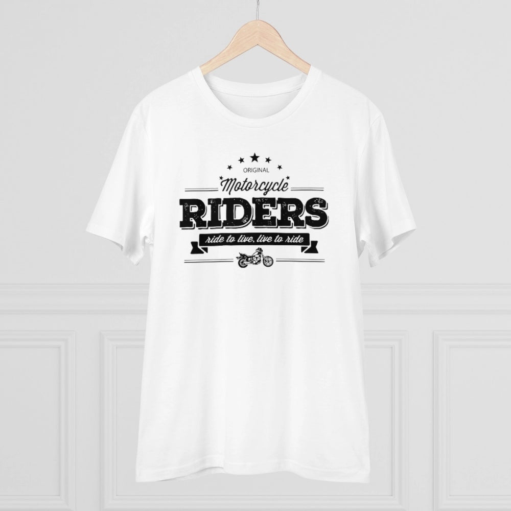 Men's PC Cotton Bike Ride Design Printed T-Shirt · 83_L