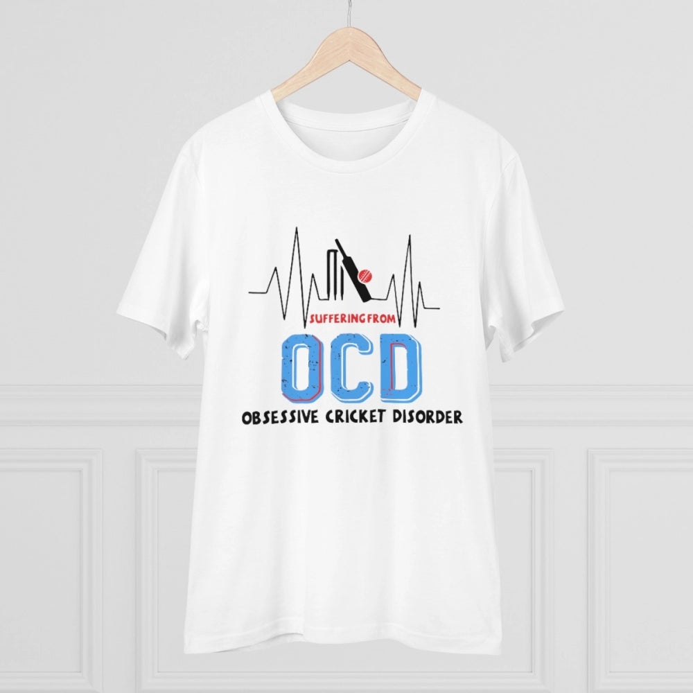 Men's PC Cotton Cricket Design Printed T-Shirt · 06_L