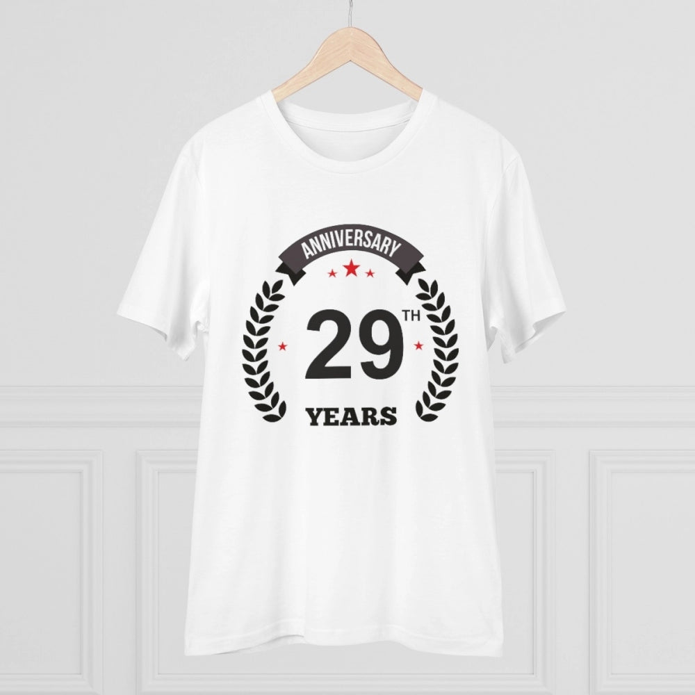 Men's PC Cotton 29th Anniversary Printed T-Shirt