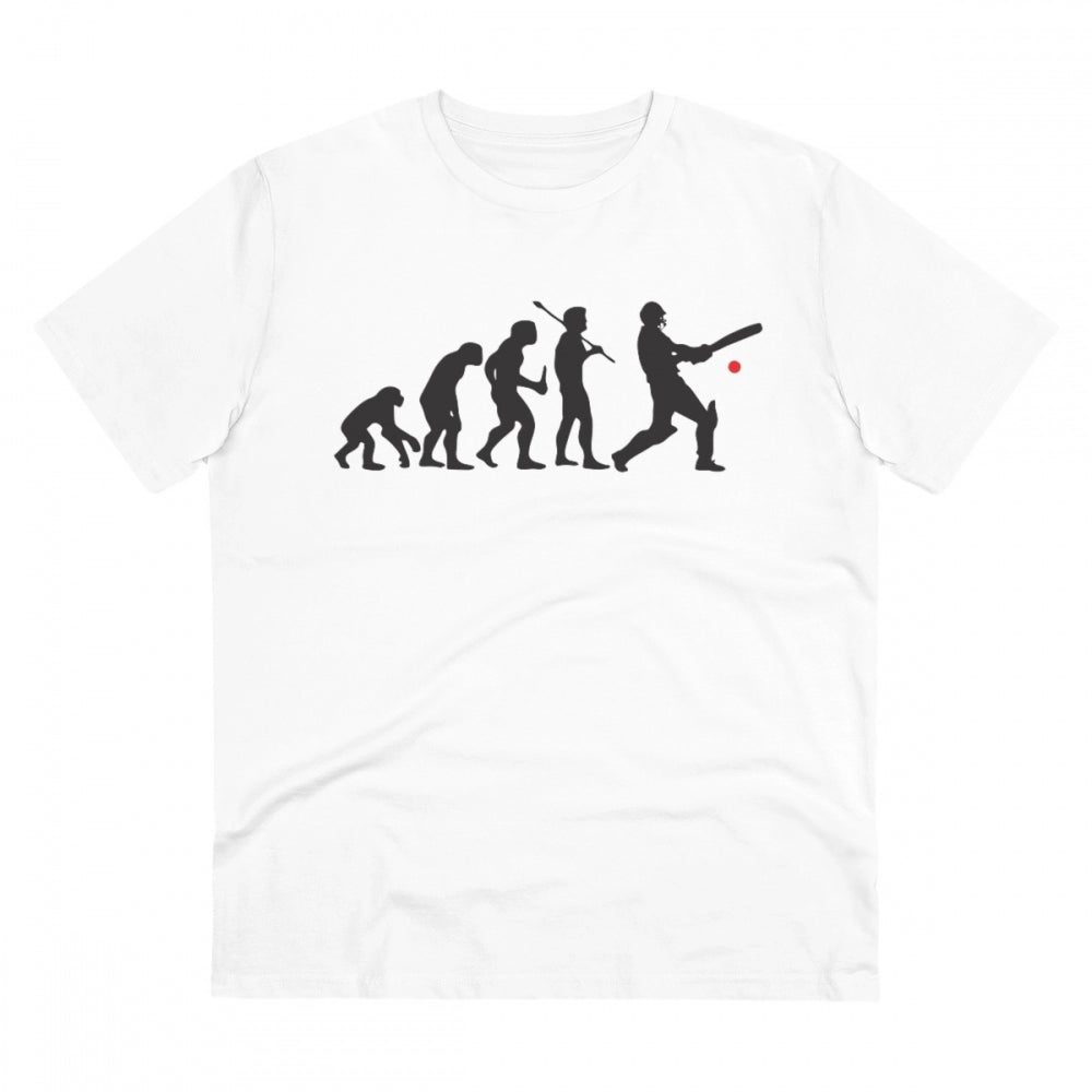 Men's PC Cotton Cricket Design Printed T-Shirt · 97_L