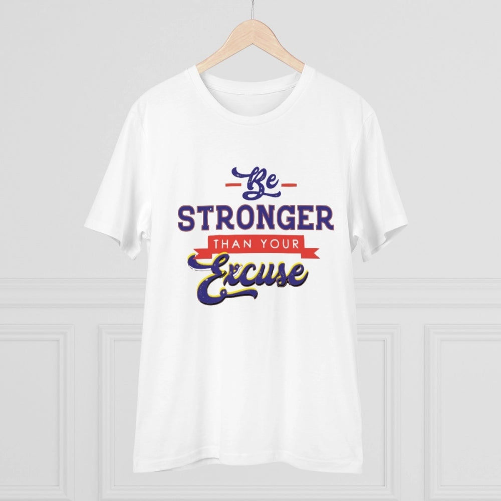 Men's PC Cotton Be Stronger Than Your Excuse Desing · 19_L