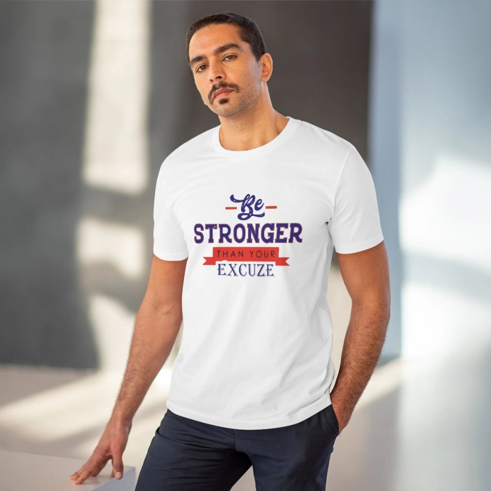 Men's PC Cotton Be Stronger Than Your Excuse Desing · 18_L