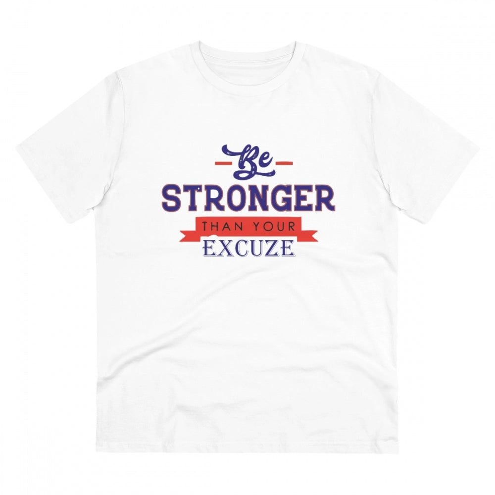 Men's PC Cotton Be Stronger Than Your Excuse Desing · 18_L