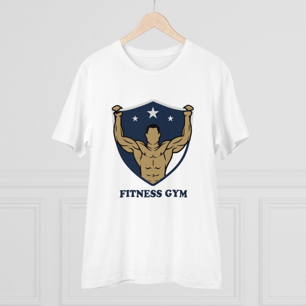 Men's PC Cotton Fittnes Gym Printed T-Shirt