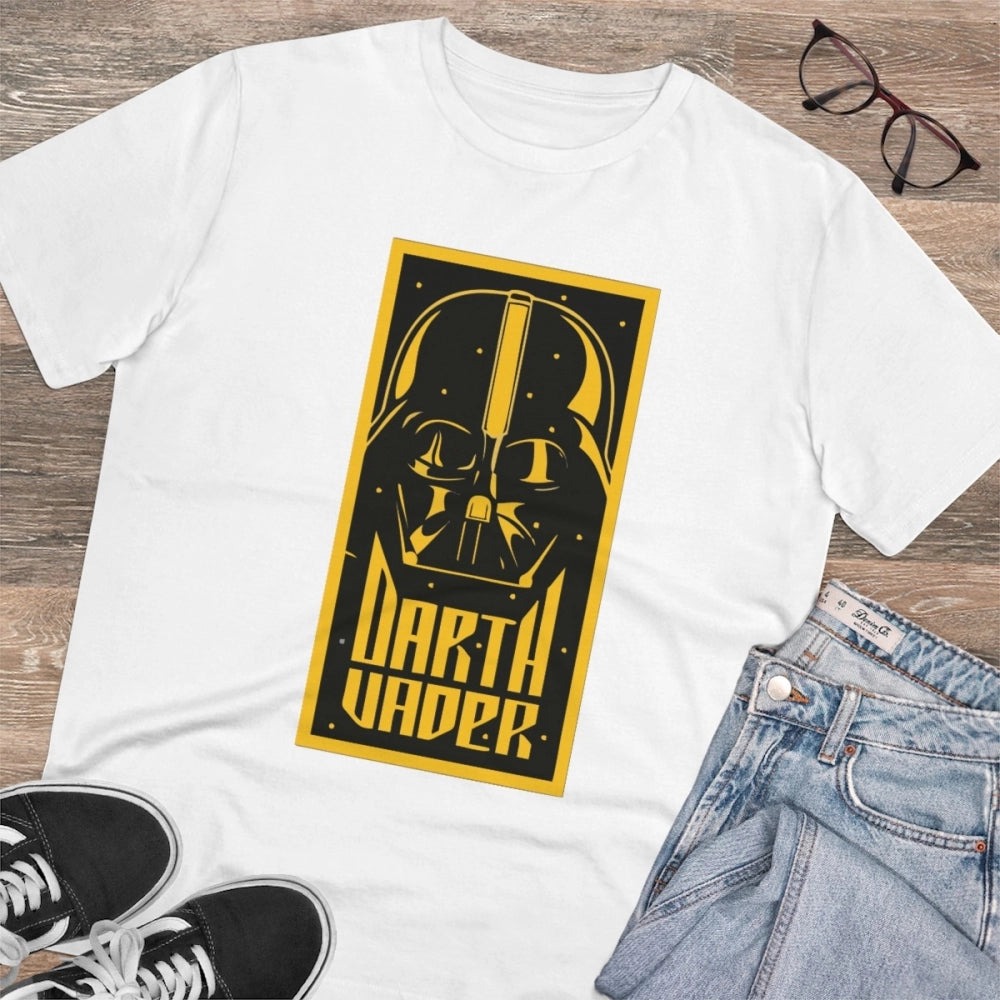 Men's PC Cotton Darth Vader Printed T-Shirt