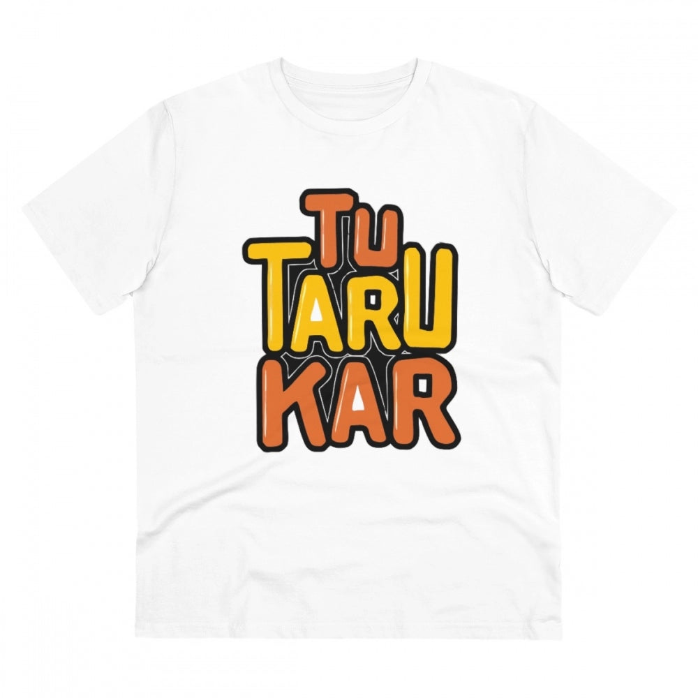 Men's PC Cotton Tu Taru Kar Printed T-Shirt