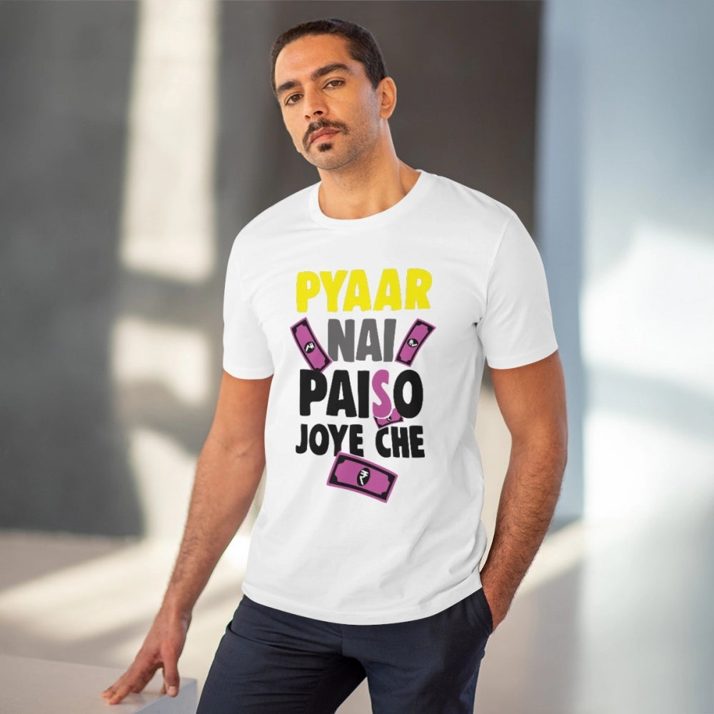 Men's PC Cotton Pyaar Nay Paisa Joy Che Printed
