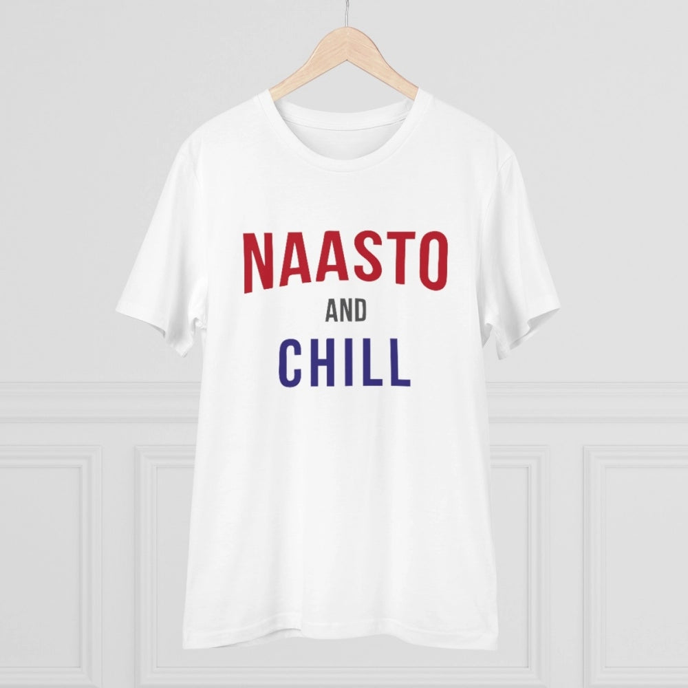 Men's PC Cotton Nasto And Chill Printed T-Shirt · 79_L