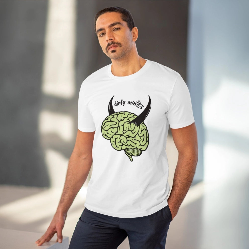 Men's PC Cotton Dirty Minddid Printed T-Shirt