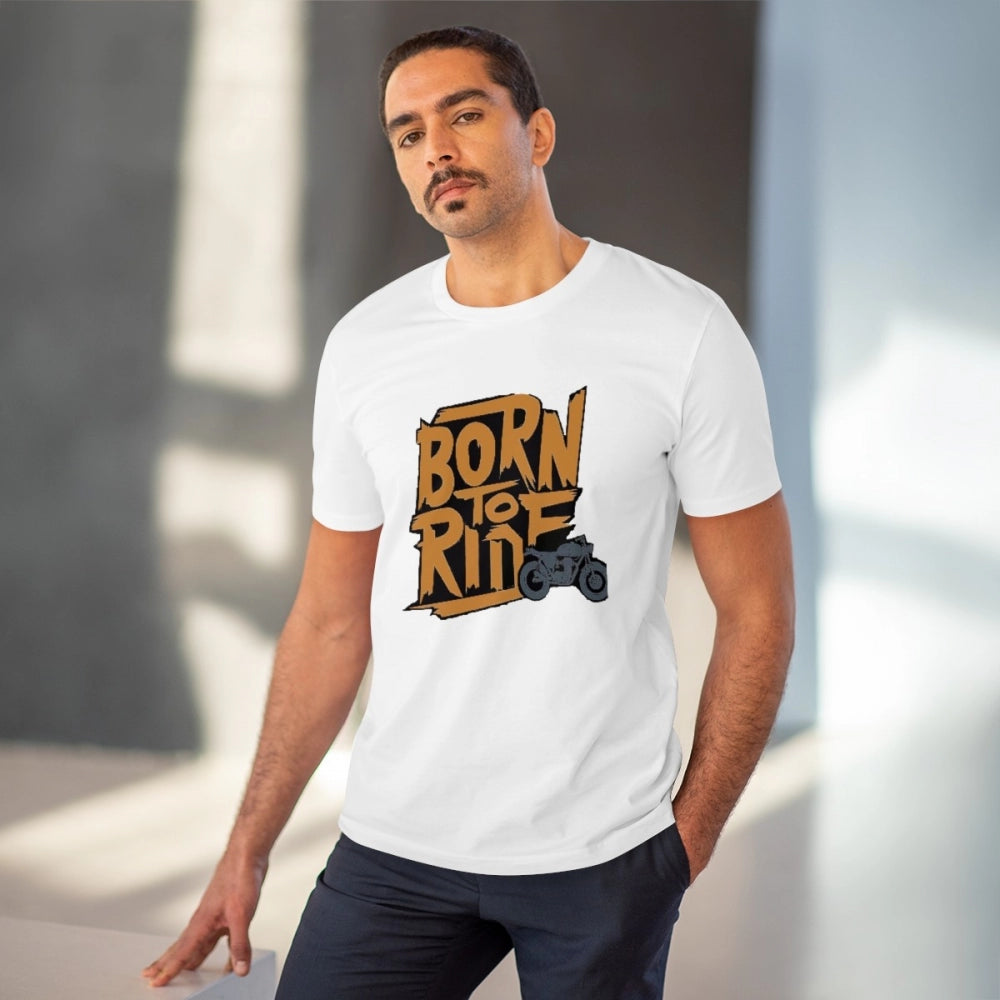 Men's PC Cotton Explore The Unseen Printed T-Shirt · 85_L