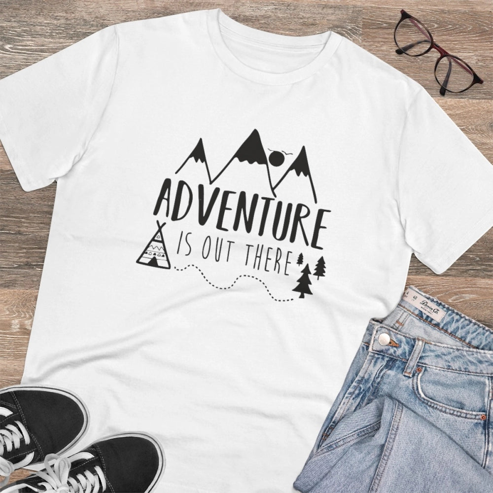 Men's PC Cotton Explore The Unseen Printed T-Shirt · 82_L