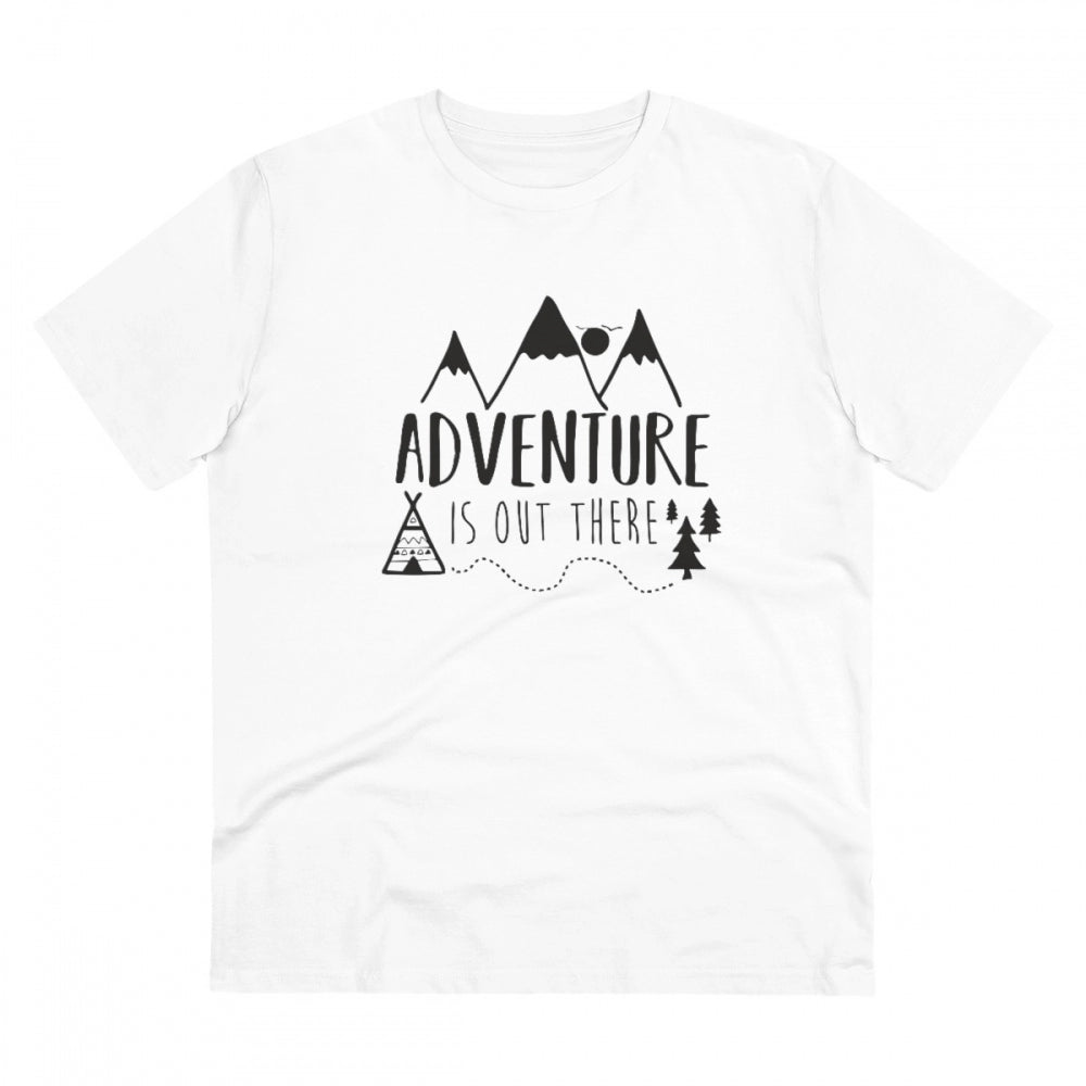 Men's PC Cotton Explore The Unseen Printed T-Shirt · 82_L