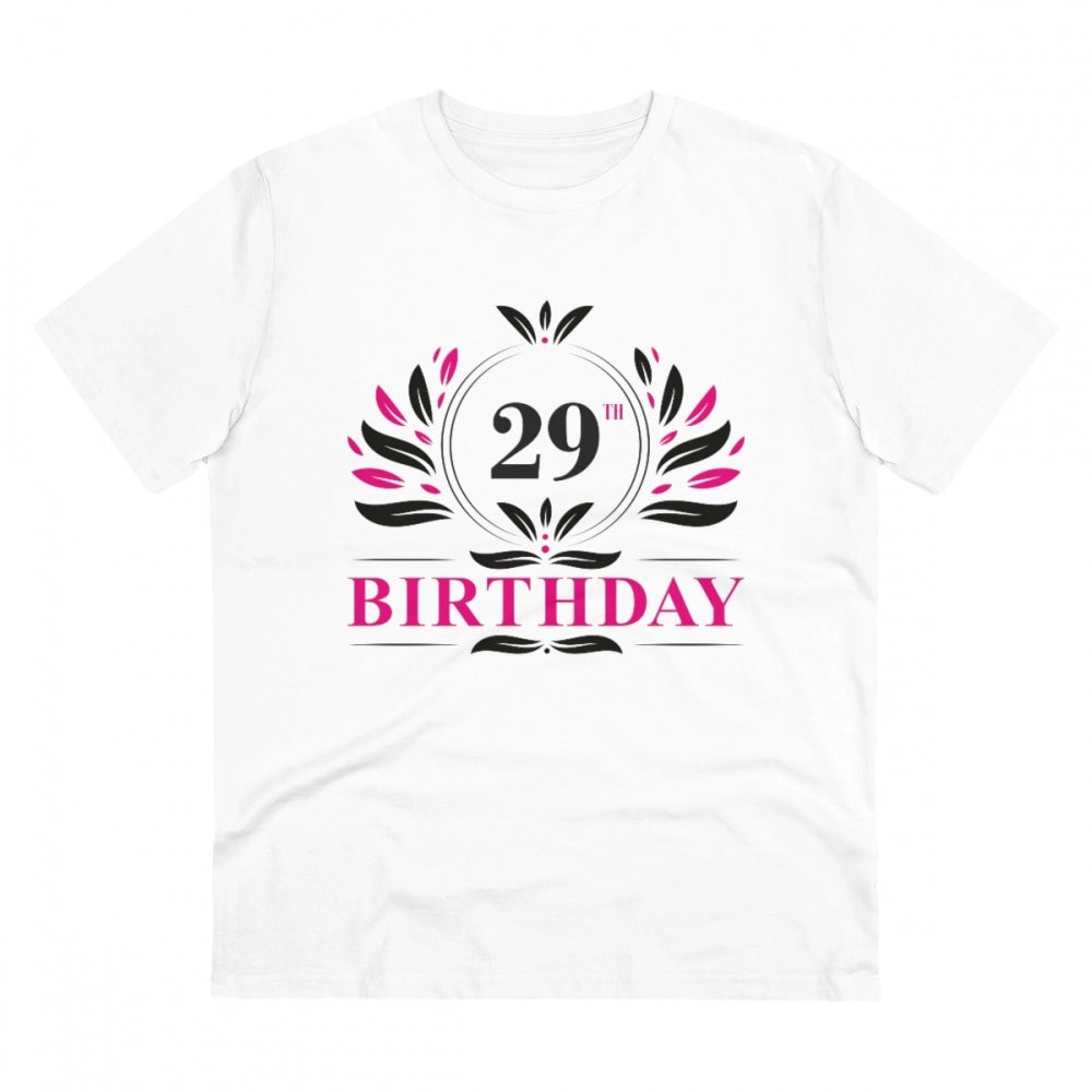 Men's PC Cotton 29th Birthday Printed T-Shirt