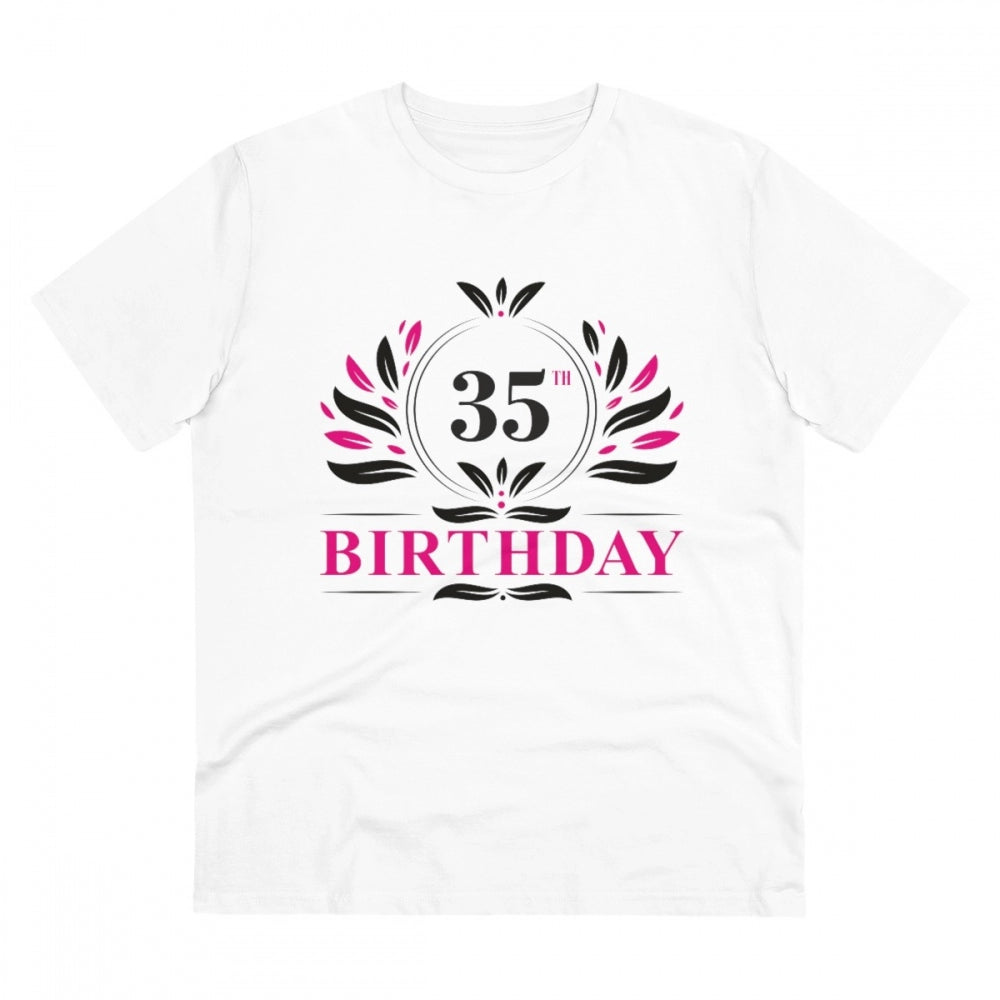Men's PC Cotton 35th Birthday Printed T-Shirt