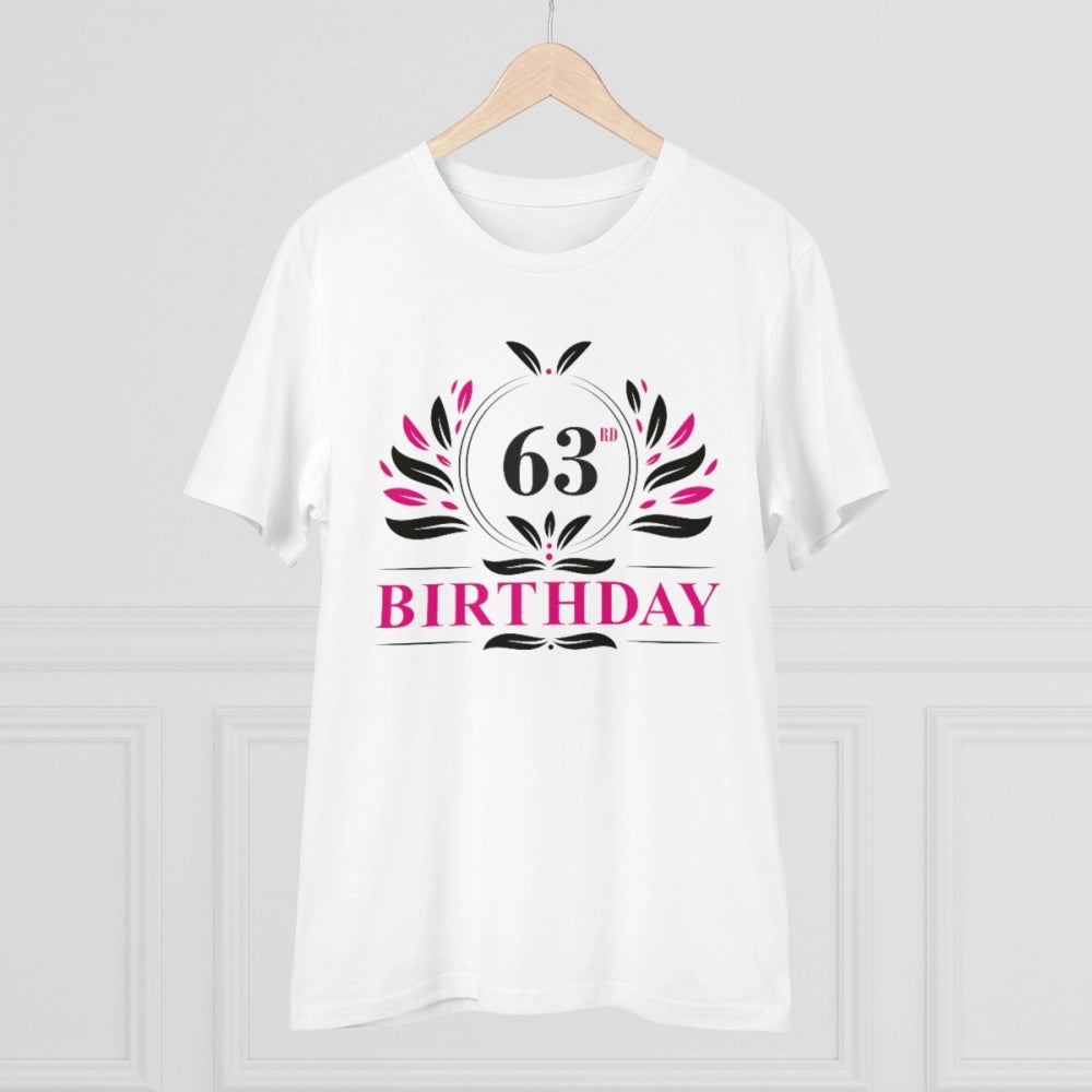 Men's PC Cotton 63rd Birthday Printed T-Shirt