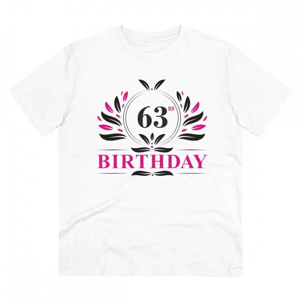 Men's PC Cotton 63rd Birthday Printed T-Shirt