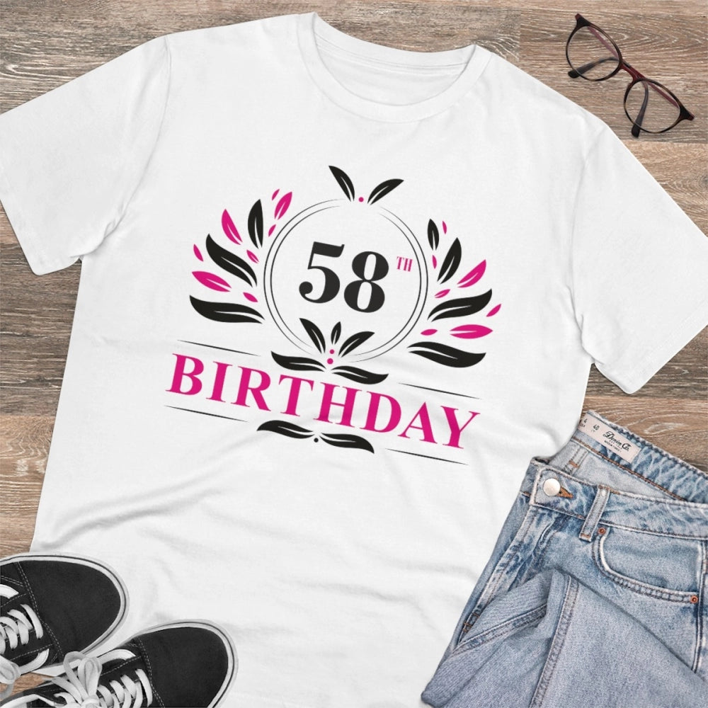 Men's PC Cotton 58th Birthday Printed T-Shirt