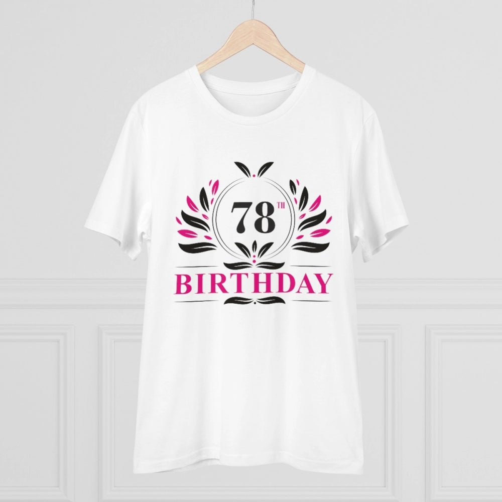 Men's PC Cotton 78th Birthday Printed T-Shirt