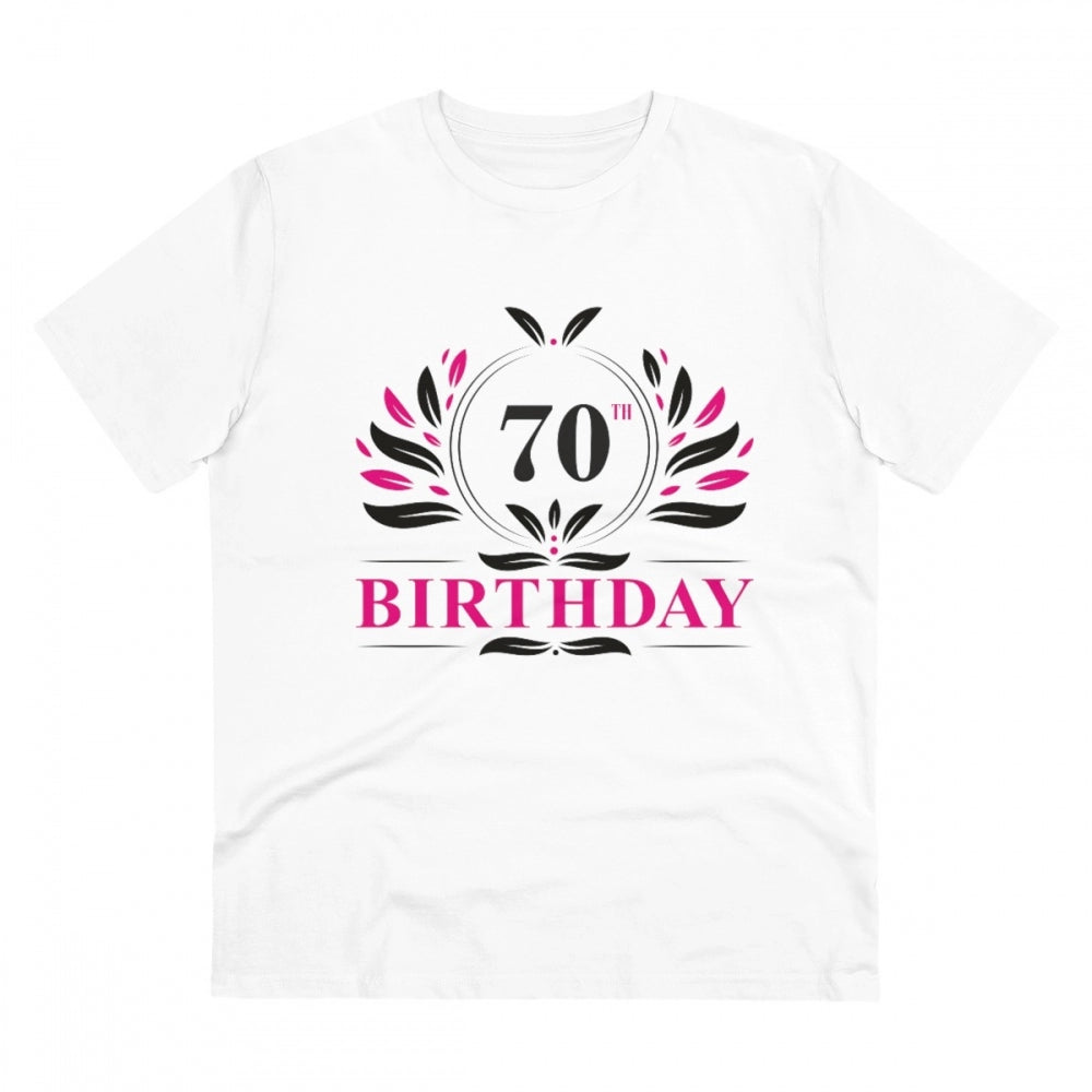 Men's PC Cotton 70th Birthday Printed T-Shirt