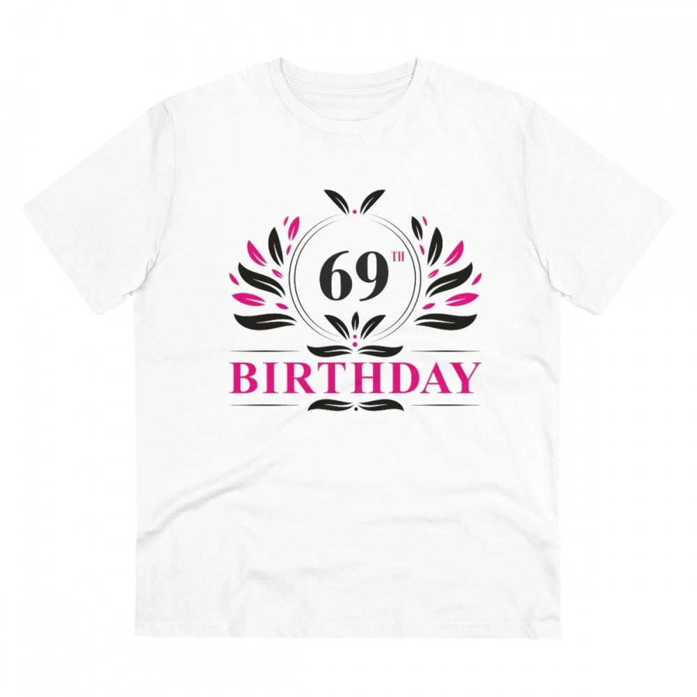 Men's PC Cotton 69th Birthday Printed T-Shirt