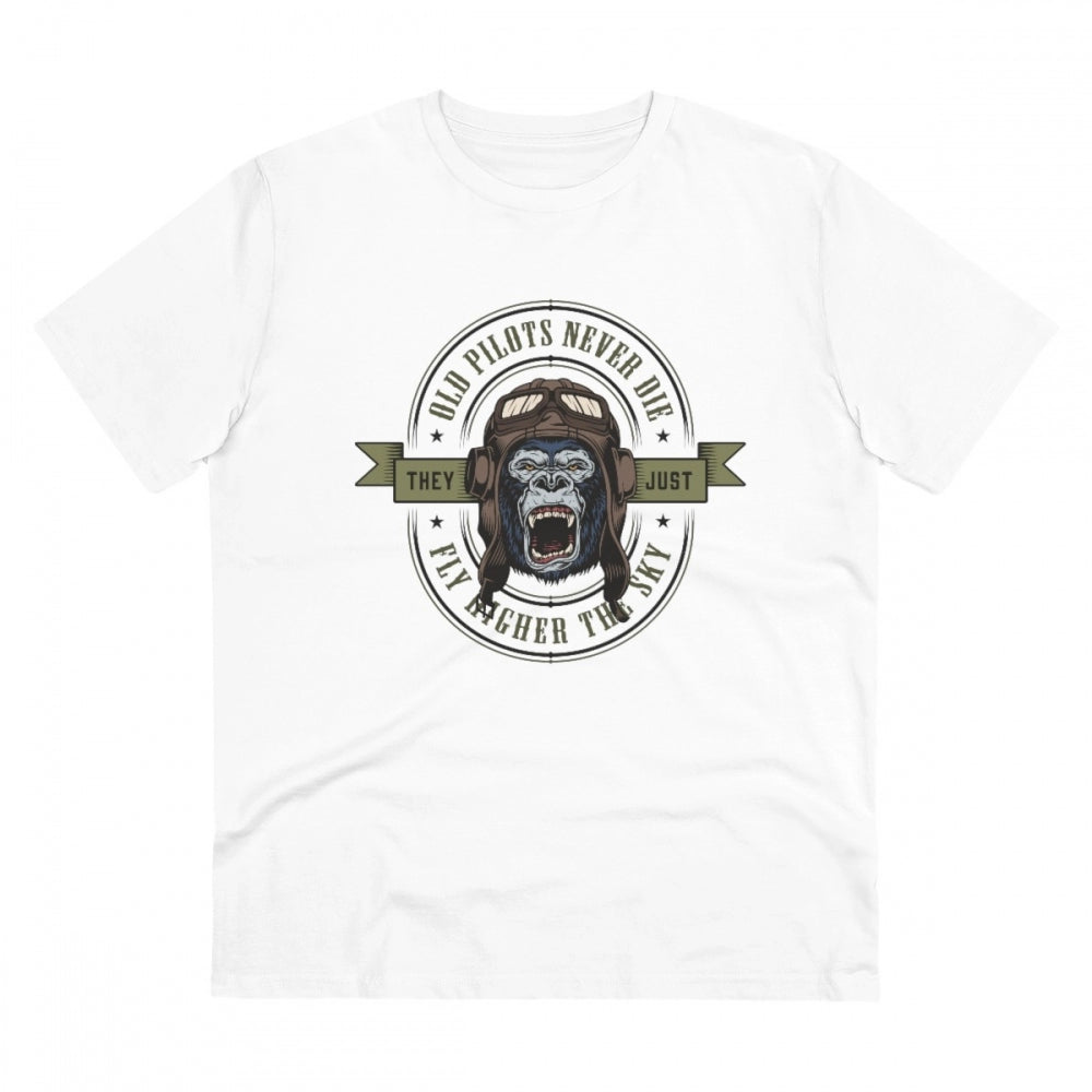 Men's PC Cotton Gorila Desing Printed T-Shirt · 53_L