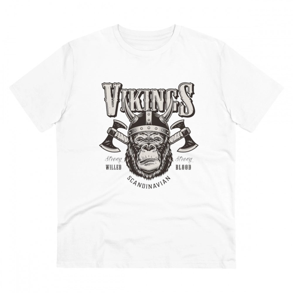 Men's PC Cotton Gorila Desing Printed T-Shirt · 49_L